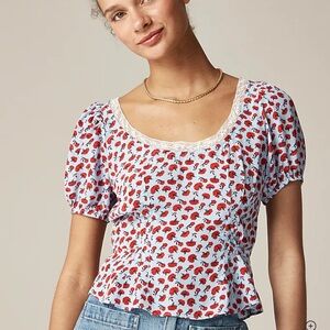 Floral Print Women's Top